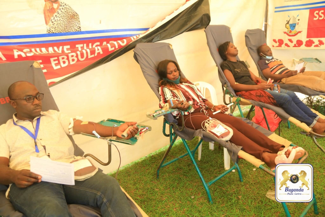 Some of the attendees receiving medical check-ups during the 'Tubeere Balamu' health initiative Some of the attendees receiving medical check-ups during the 'Tubeere Balamu' health initiative